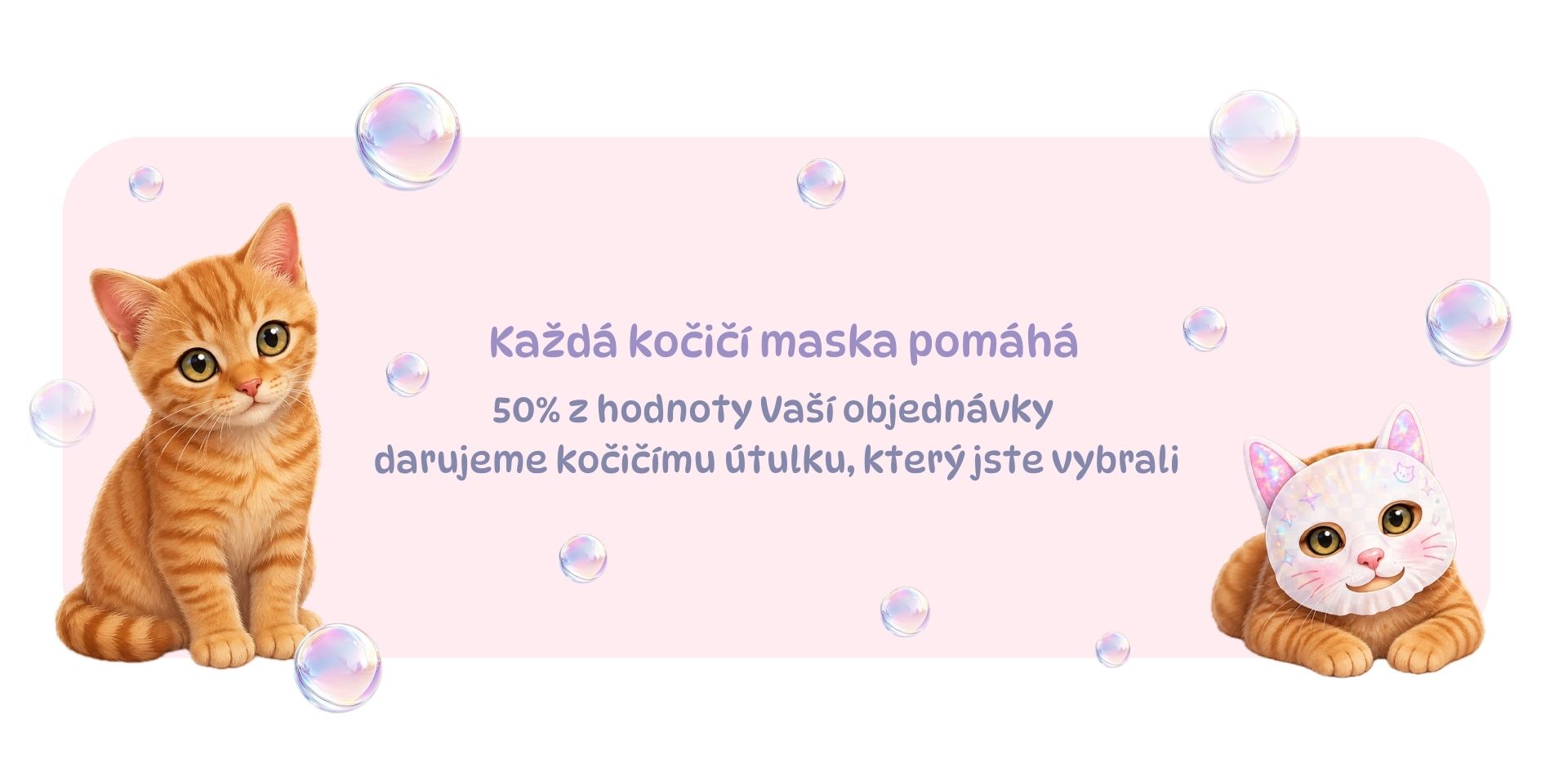 Kočičí maska, která pomáhá!